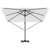 vidaXL Roma Parasol B&eacute;žov&aacute; 286 x 284 x 265 cm Hlin&iacute;k a polyester