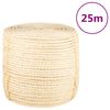 vidaXL Lano 100% sisal 8 mm, 25 m