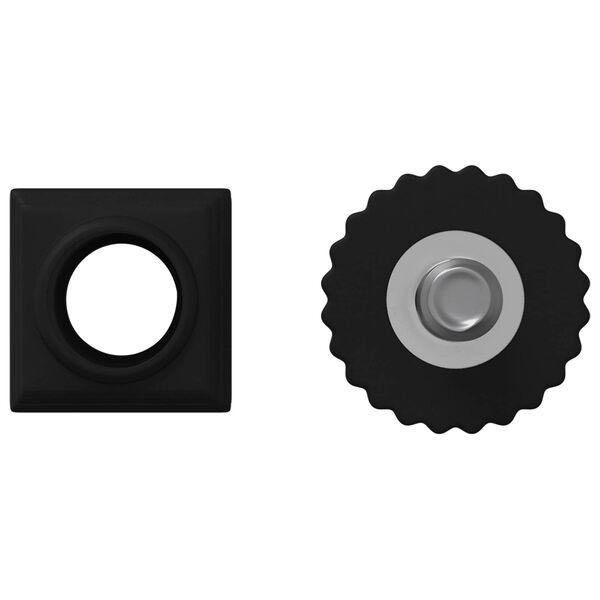 vidaXL Vyrovn&aacute;vače n&aacute;bytku Nastaviteľn&aacute; 2 pcs Čierna M6 PP