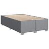 vidaXL Boxspring posteľ s matracom bledosivá 120x190 cm látka