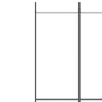 vidaXL 4-panelový paraván biely 150x220 cm látkový