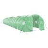 vidaXL F&oacute;liovn&iacute;k s oceľov&yacute;m r&aacute;mom zelen&yacute; 48 m&sup2; 16x3x2 m