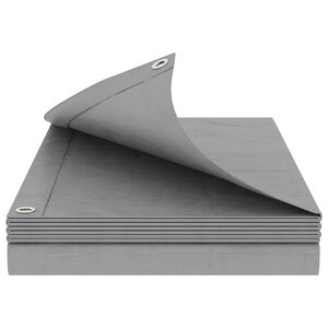 vidaXL Plachta s očkami Svetlosiv&aacute; 2 x 3 m 180 gsm PE