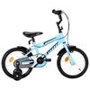 vidaXL Detsk&yacute; bicykel 14 palcov&yacute; čierny a modr&yacute;