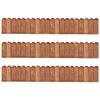 vidaXL Trávnikové lemy 3ks 120 cm impregnované borovicové drevo