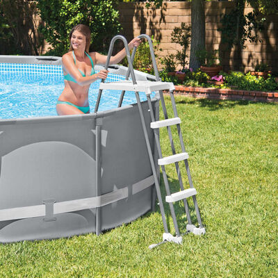 Intex 3-stupňový bezpečnostný rebrík do bazéna 91-107 cm