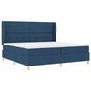 vidaXL Boxspring posteľ s matracom tmavo&scaron;ed&aacute; 90x190 cm Modr&aacute; l&aacute;tka