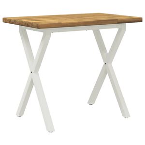 vidaXL &Scaron;tvorcov&yacute; jed&aacute;lensk&yacute; st&ocirc;l 90 x 55 x 75 cm Pevn&eacute; ak&aacute;ciov&eacute; drevo