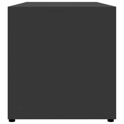 vidaXL TV skrinka, sivá 80x34x36 cm, drevotrieska