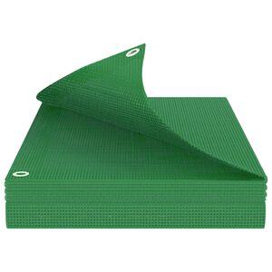 vidaXL Plachta s očkami Zelen&aacute; 6 x 6 m 140 gsm PE