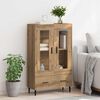 vidaXL Highboard Remeseln&yacute; dub 69,5 x 31 x 115 cm Kompozitn&eacute; drevo
