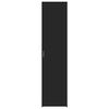 vidaXL Vysoká skrinka, čierna 45x42,5x185 cm, kompozitné drevo