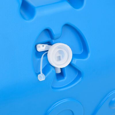 vidaXL Nádrž na vodu na kolieskach pre kempovanie modrá 25 l