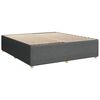 vidaXL Boxspring posteľ s matracom tmavosivá 180x200 cm látka