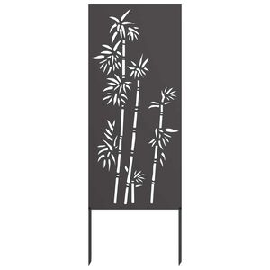 vidaXL Z&aacute;hradn&aacute; clona na s&uacute;kromie Kvetinov&yacute; Čierna 50 x 140 cm