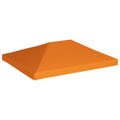 vidaXL Strieška na altánok 310 g/m² 4x3 m oranžová