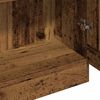 vidaXL Vysok&aacute; skrinka star&eacute; drevo 82,5x30,5x185 cm kompozitn&eacute; drevo