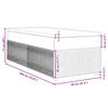 vidaXL Boxspring posteľ s matracom tmavosivá 90x190 cm látka