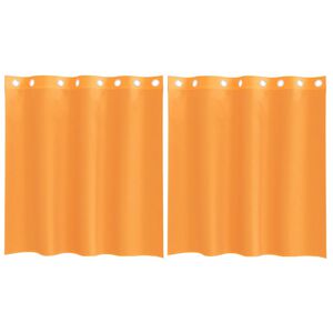 vidaXL vo&aacute;lov&eacute; z&aacute;vesy s priechodkami 2 ks oranžov&eacute; 140x140 cm