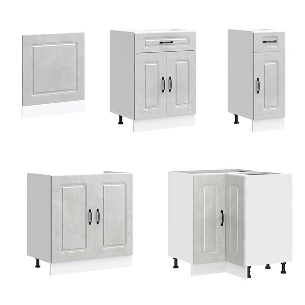 vidaXL 4-dielna sada kuchynsk&yacute;ch skriniek Kalmar, kompozitn&eacute; drevo