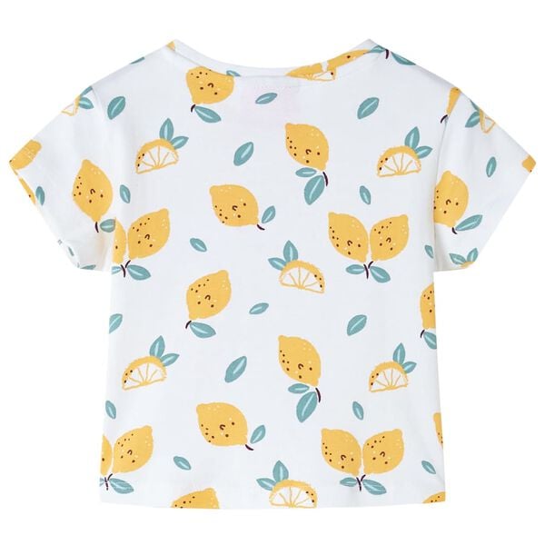 Detské tričko so zaväzovacím lemom farba ľanu 128