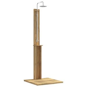 vidaXL Extern&aacute; sprcha 217 cm Mas&iacute;vne ak&aacute;ciov&eacute; drevo a nerezov&aacute; oceľ