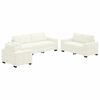 vidaXL Sada pohoviek 3 pcs Kr&eacute;mov&aacute; 221 x 80 x 80 cm Zamat