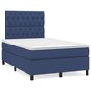 vidaXL Boxspring posteľ s matracom modr&aacute; 120x200 cm l&aacute;tka