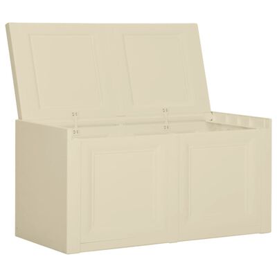 vidaXL Box na podložky, angorská biela 86x40x42 cm, 85 l