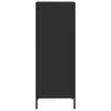 vidaXL Vysoká skrinka čierna 35x39x103,5 cm oceľ