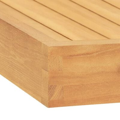 vidaXL Servírovací podnos 70x70 cm masívne tíkové drevo