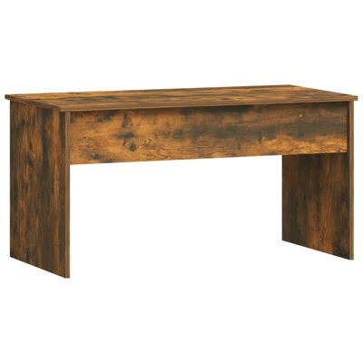 vidaXL Konferenčný stolík dymový dub 102x50,5x52,5 cm spracované drevo