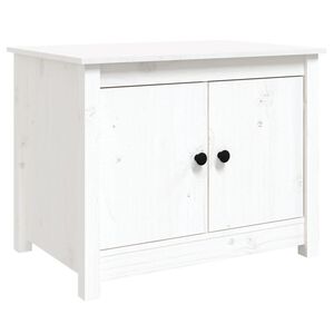 vidaXL Konferenčn&yacute; stol&iacute;k biely 71x49x55 cm borovicov&yacute; mas&iacute;v