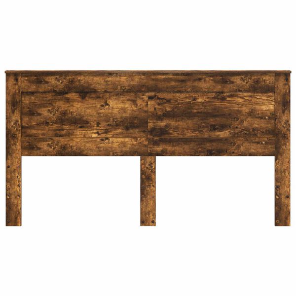 vidaXL Zadn&eacute; čelo s čelnou doskou Dymov&aacute; dub 200 cm Kompozitn&eacute; drevo