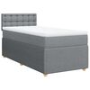 vidaXL Boxspring posteľ s matracom bledosiv&yacute; 100x200 cm l&aacute;tka