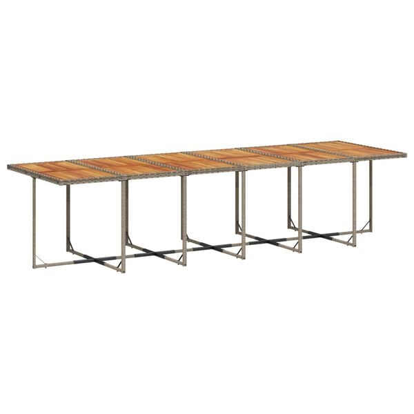 vidaXL 13-dielna z&aacute;hrad. jed&aacute;lensk&aacute; s&uacute;prava s vank&uacute;&scaron;mi siv&aacute; polyratan