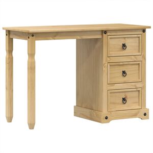 vidaXL Toaletn&yacute; stol&iacute;k Corona 110x47x75 cm borovicov&yacute; mas&iacute;v