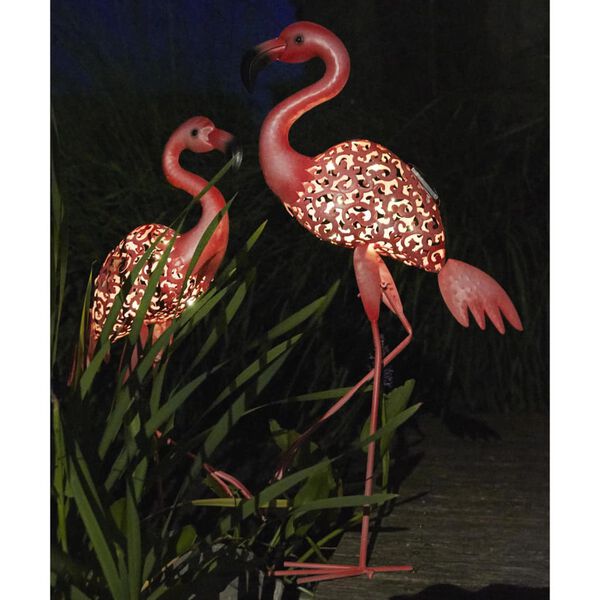 Luxform Sol&aacute;rne LED Deco z&aacute;hradn&eacute; svetlo Flamingo ružov&eacute; 30111