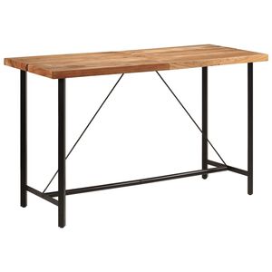 vidaXL Barov&yacute; st&ocirc;l 180x70x107 cm mas&iacute;vna ak&aacute;cia a železo