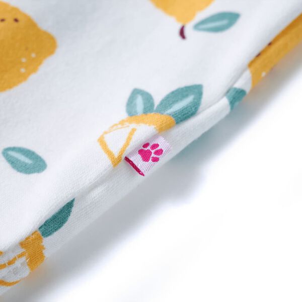 Detské tričko so zaväzovacím lemom farba ľanu 140