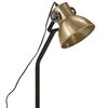 vidaXL Stolová lampa 25 W starožitná mosadzná 17x17x60 cm E27