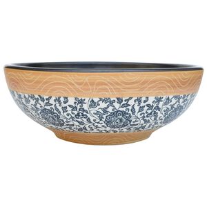 vidaXL Um&yacute;vadlo na dosku viacfarebn&eacute; okr&uacute;hle &Phi;41x14 cm keramick&eacute;