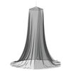 vidaXL Sieť proti kom&aacute;rom na posteľ 156 mesh Čierna ⌀56 x 220 cm