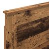 vidaXL Zadné čelo s čelnou doskou Staré drevo 75 cm Kompozitné drevo