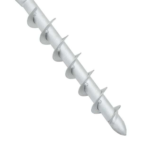 vidaXL Stojan na slnečn&iacute;k do zeme s tyčou16x16x52 cm, oceľ