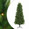 vidaXL Vianočný stromček s 300 LED-i so stojanom Zelená 240 cm PE