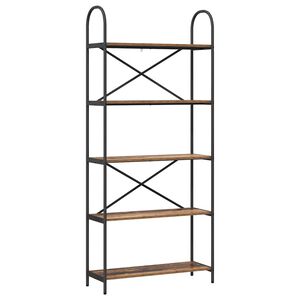 vidaXL Reg&aacute;l na knihy Star&eacute; drevo 80 x 30 x 183 cm Kompozitn&eacute; drevo