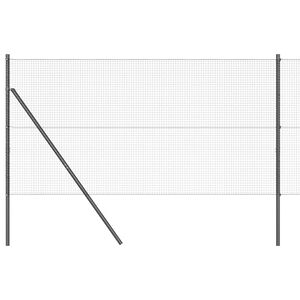 vidaXL Stĺp na plot. Siv&aacute;