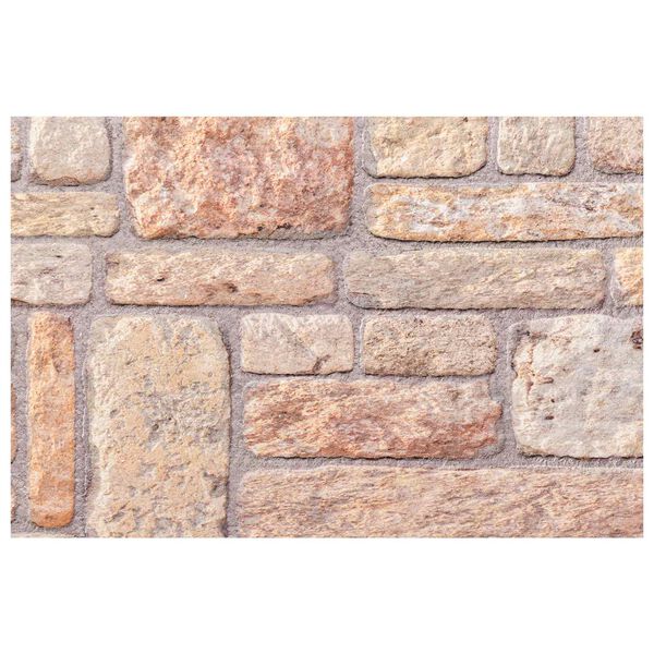 vidaXL N&aacute;stenn&eacute; panely 10 pcs Svetlohned&aacute; a biela 100 x 50 cm EPS pena