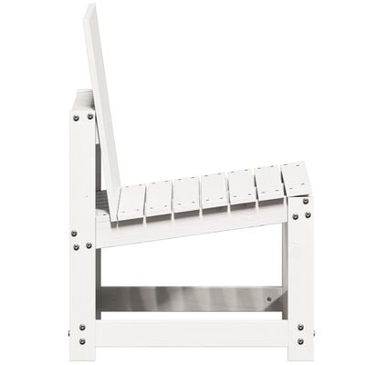 vidaXL 3-dielna záhradná sedacia súprava biela borovicový masív